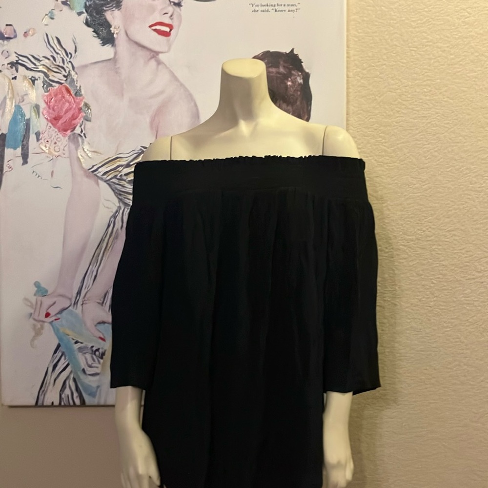 Black Off-Shoulder Dress
